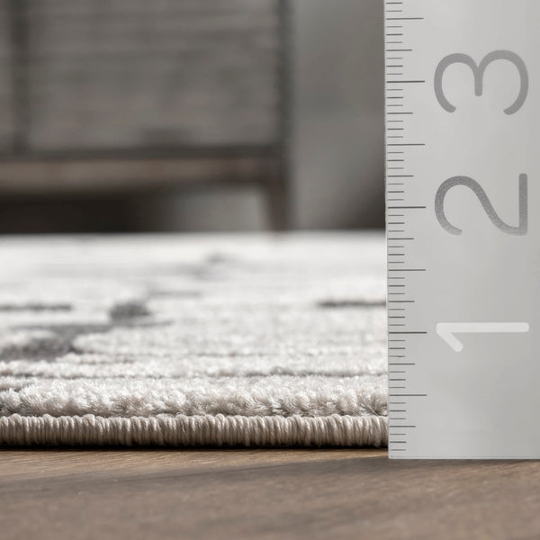 Nuloom Maude Contemporary Abstract Area Rug Ivory