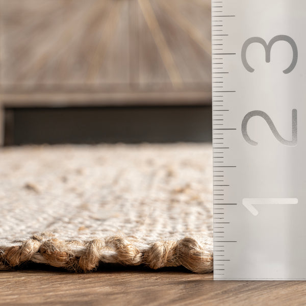 Nuloom Meadow Striped Jute Area Rug Natural