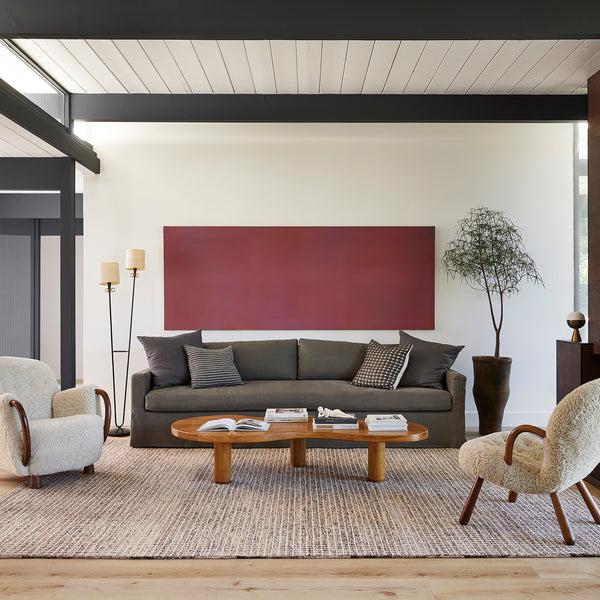 Nuloom Melrose Checked Wool Area Rug Brown