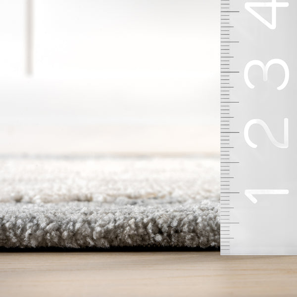 Nuloom Mera Bordered Wool Area Rug Ivory