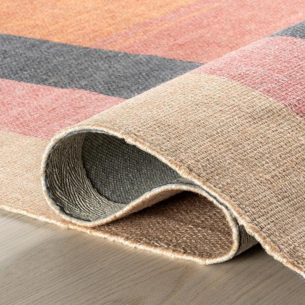 Nuloom Midtown Abstract Wool Area Rug Pink
