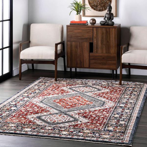 Nuloom Mika Herati Fringe Area Rug Multi