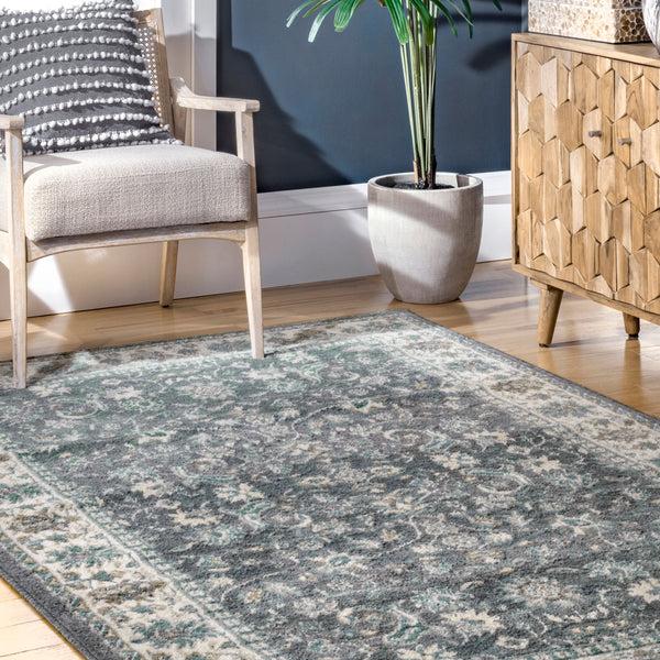 Nuloom Mikayla Classic Floral Grey