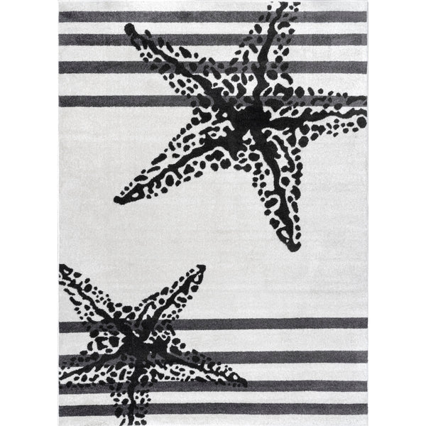 nuloom Minnie Coastal Starfish Area Rug Beige
