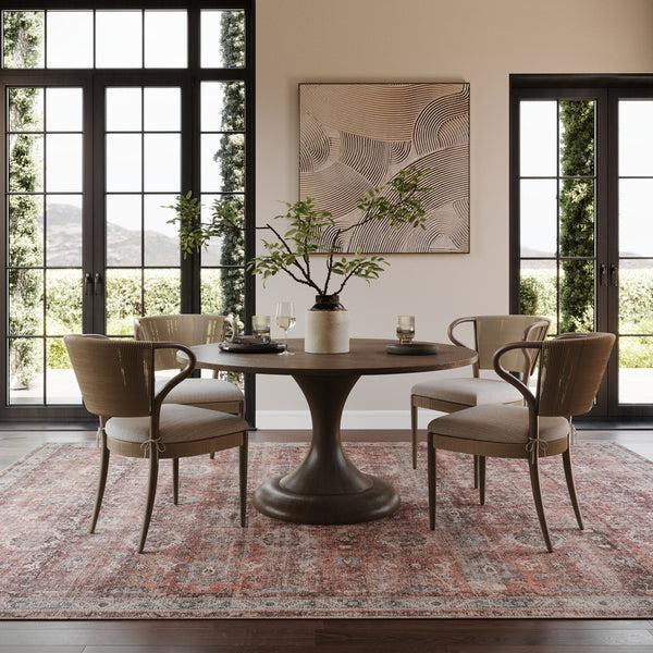 Nuloom Nuloom Mirelli Antiqued Jute-Blend Area Rug Red