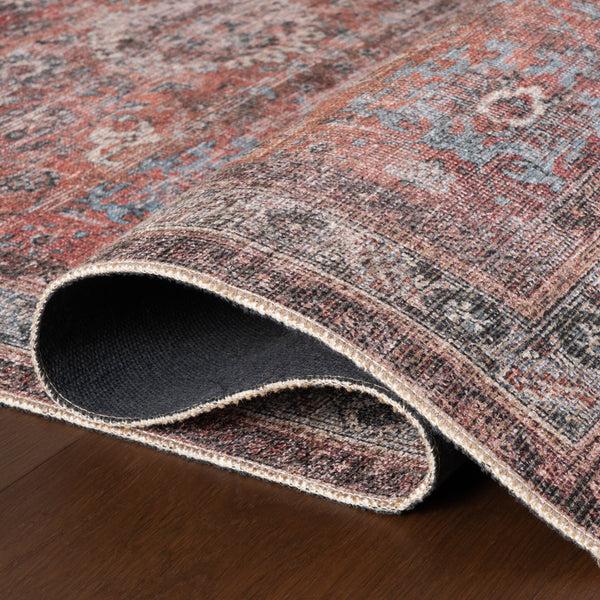 Nuloom Nuloom Mirelli Antiqued Jute-Blend Area Rug Red