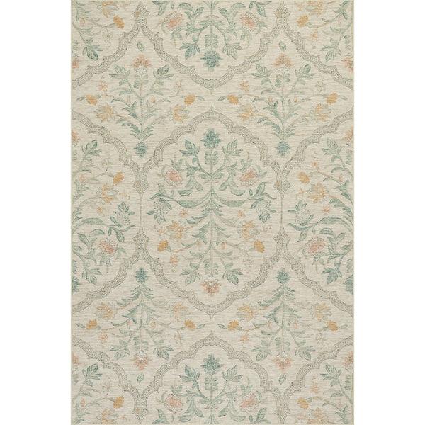 nuloom Nuloom Mirzelle Floral Transitional Washable Area Rug Ivory