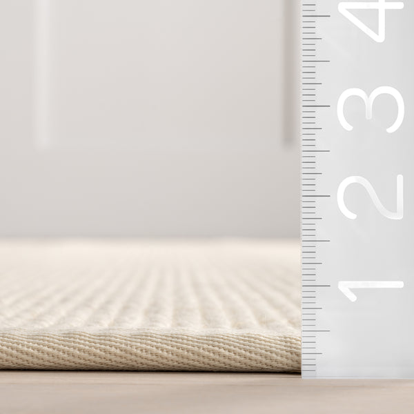 Nuloom Monica Geometric Wool Area Rug Ivory
