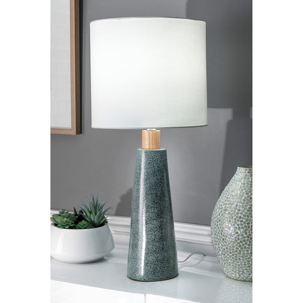 Nuloom Montgomery 29" Ceramic Table Lamp Green