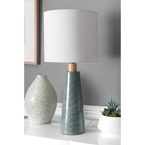 Nuloom Montgomery 29" Ceramic Table Lamp Green