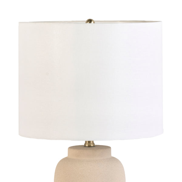 Nuloom Mora 28" Textured Ceramic Table Lamp Beige