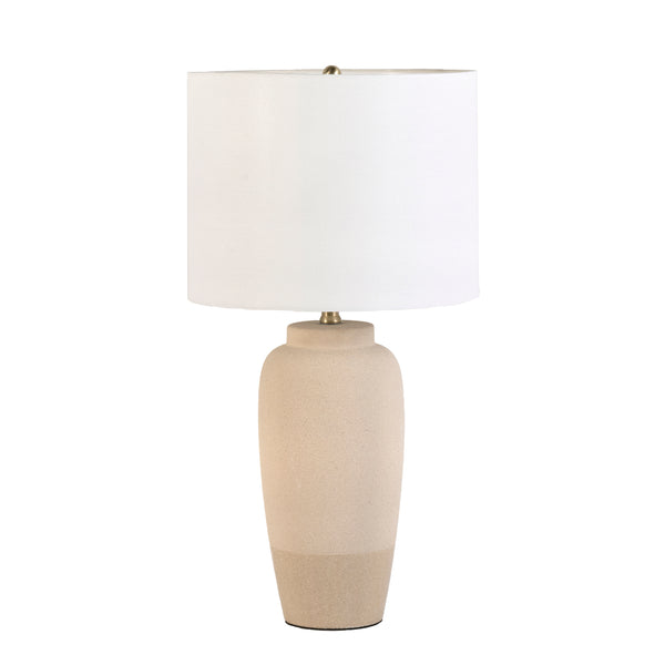 nuloom Mora 28" Textured Ceramic Table Lamp Beige