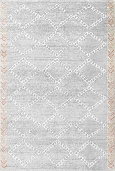nuloom Moroccan Tina Trellis Grey
