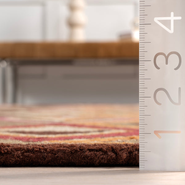 Nuloom Multi Kathmandu Wool Area Rug Multicolor