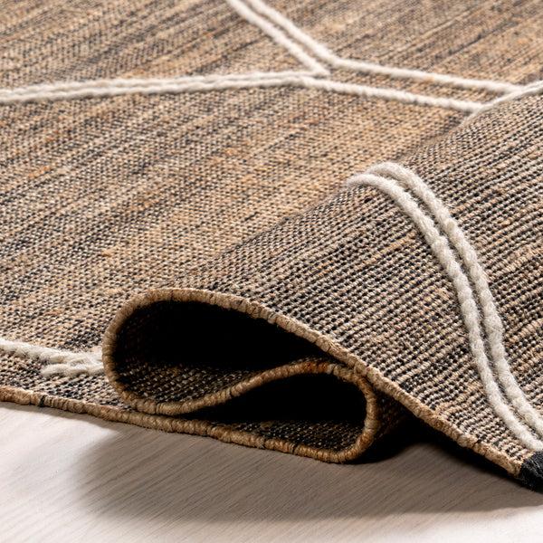 Nuloom Mustang Handwoven Jute Area Rug Natural
