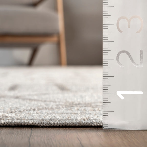 Nuloom Mya Washable Geometric Area Rug Gray