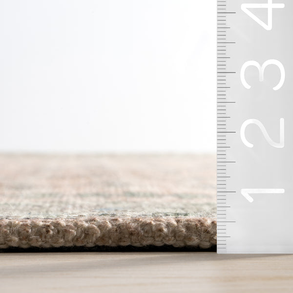 Nuloom Mythic Wool And Cotton Area Rug Peach