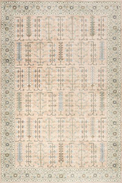 nuloom Mythic Wool and Cotton Area Rug Peach