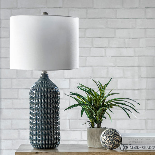 Nuloom Napa 30" Ceramic Table Lamp Gray
