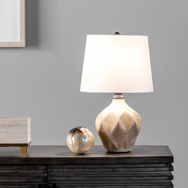 Nuloom Naples 18" Ceramic Table Lamp Beige