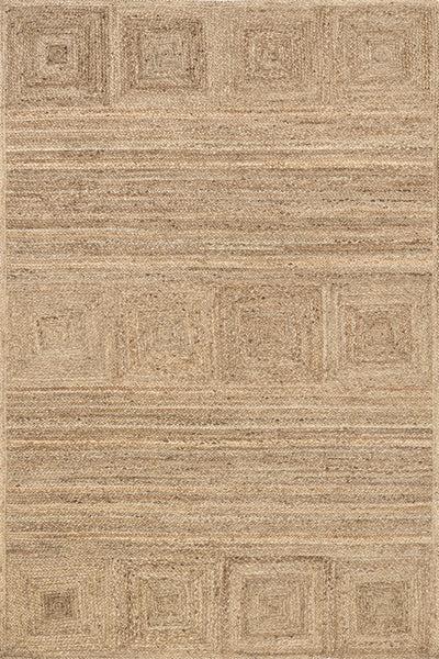 nuloom Natural Boxwood Jute Area Rug Natural