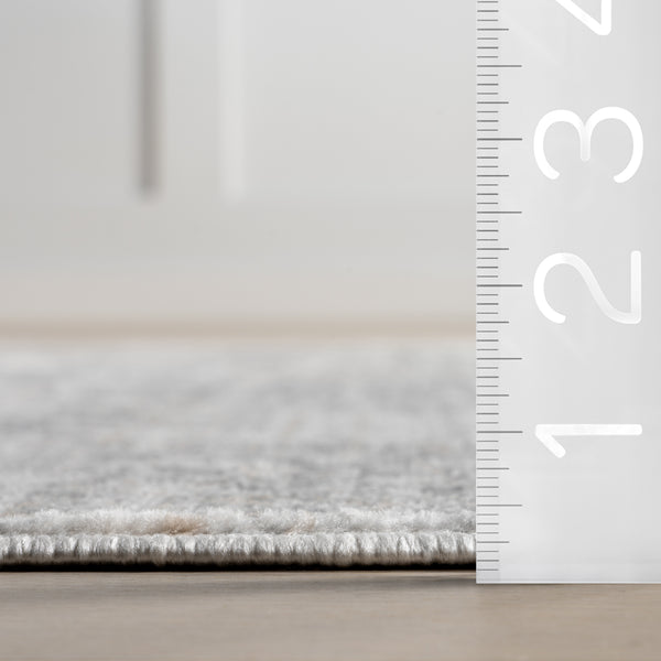 Nuloom Nera Vintage Medallion Area Rug Grey