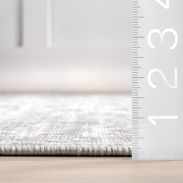 Nuloom Nesa Traditional Medallion Area Rug Beige