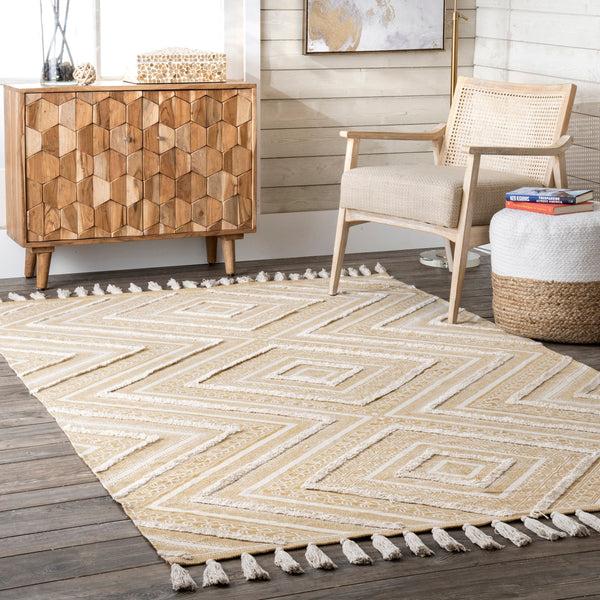 Nuloom Nichola Greek Eye Trellis Grey