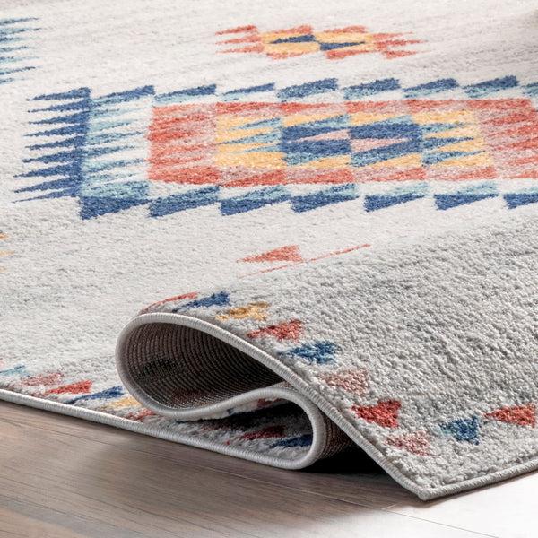 Nuloom Nina Aztec Area Rug Beige