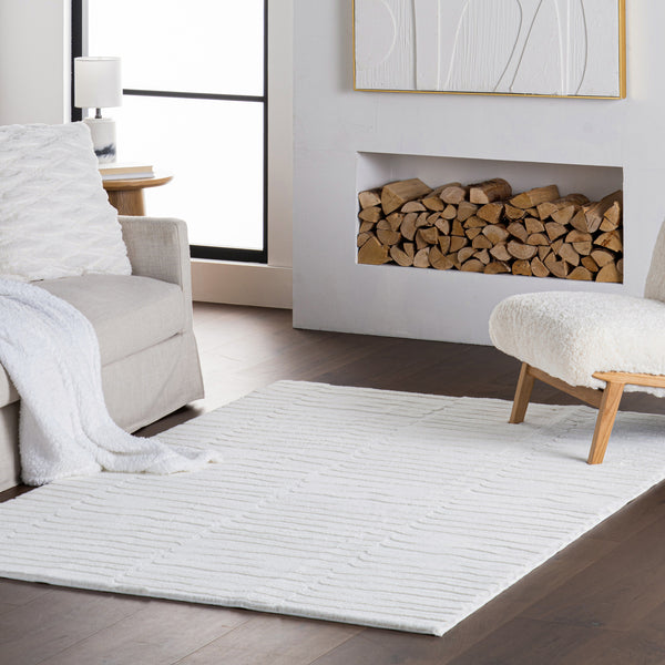 Nuloom Nuloom Nivella Solid Cloud Washable Area Rug Off White