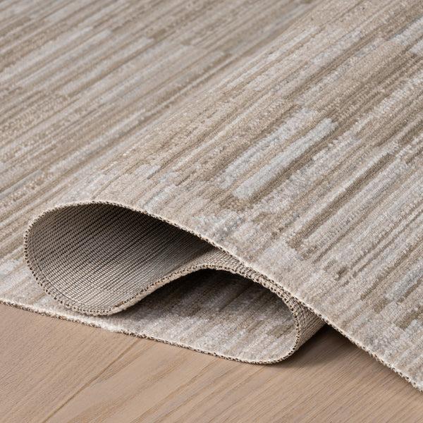 Nuloom Nuloom Novirae Modern Woven Striped Washable Rug Brown