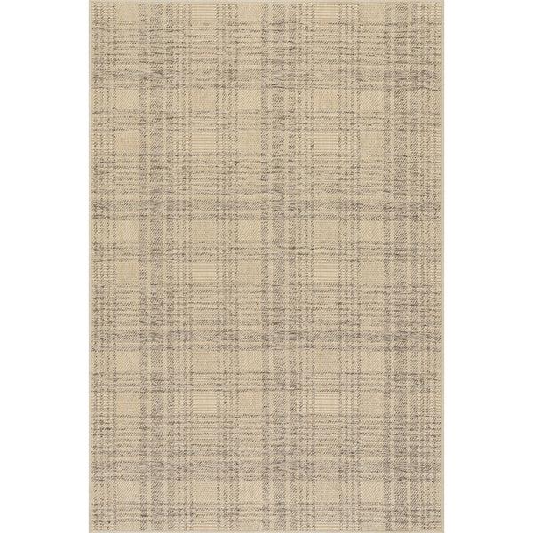 nuloom Nuloom Isoldeia Modern Plaid Rug Tan