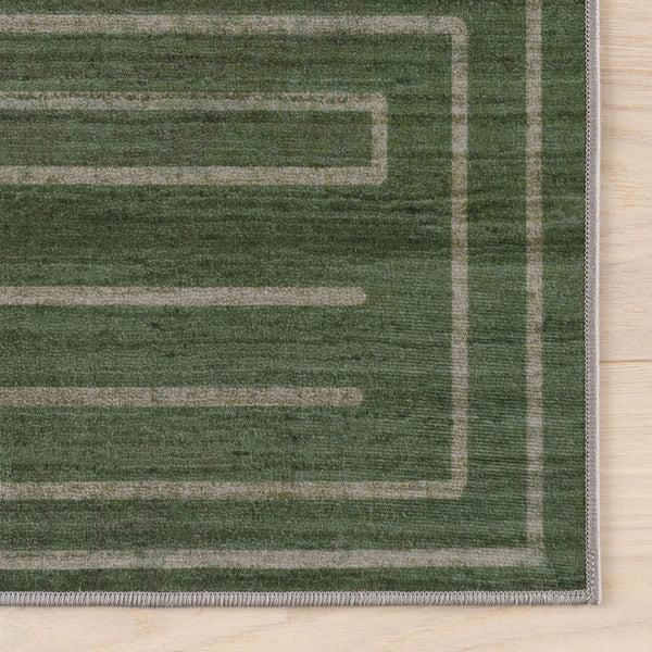 Nuloom Nuloom Serenya Maze Washable Area Rug Green