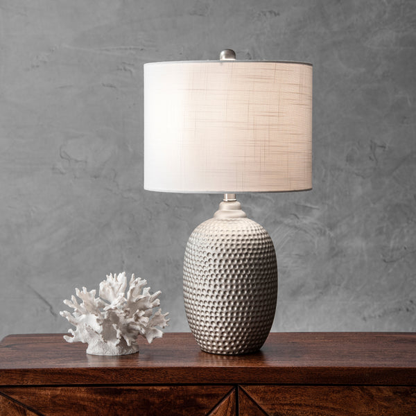 Nuloom Oakland 21" Metal Table Lamp Grey
