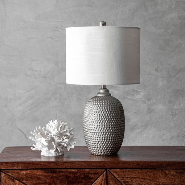 Nuloom Oakland 21" Metal Table Lamp Grey
