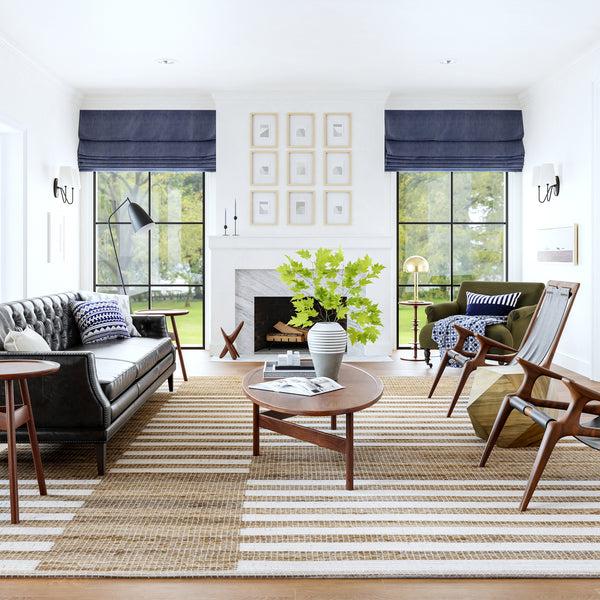 Nuloom Oberlin Striped Jute Area Rug Natural