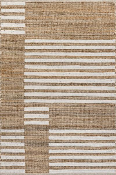 nuloom Oberlin Striped Jute Area Rug Natural