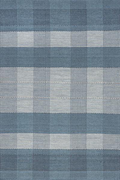 nuloom Oregon Plaid Wool Area Rug Blue
