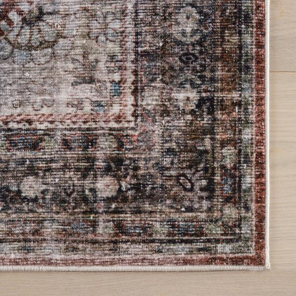 Nuloom Nuloom Orielle Medallion Traditional Washable Area Rug Rust