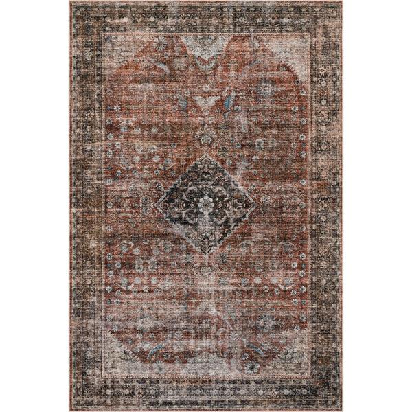 nuloom Nuloom Orielle Medallion Traditional Washable Area Rug Rust