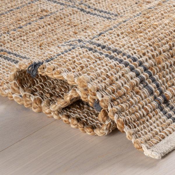 Nuloom Oscar Plaid Jute Area Rug Natural