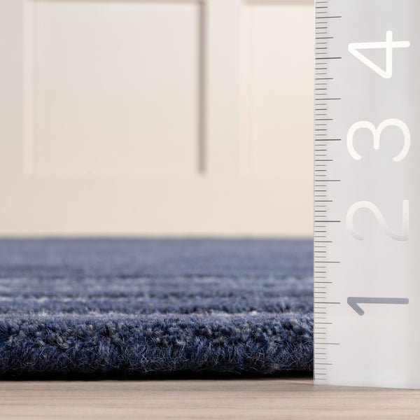 Nuloom Pacific Striped Wool Area Rug Blue