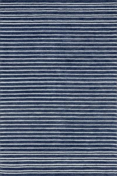 nuloom Pacific Striped Wool Area Rug Blue