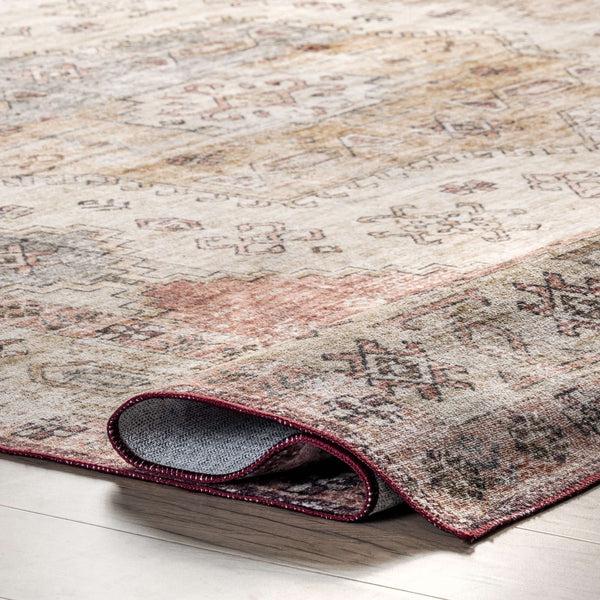 Nuloom Palace Medallion Washable Area Rug Multi