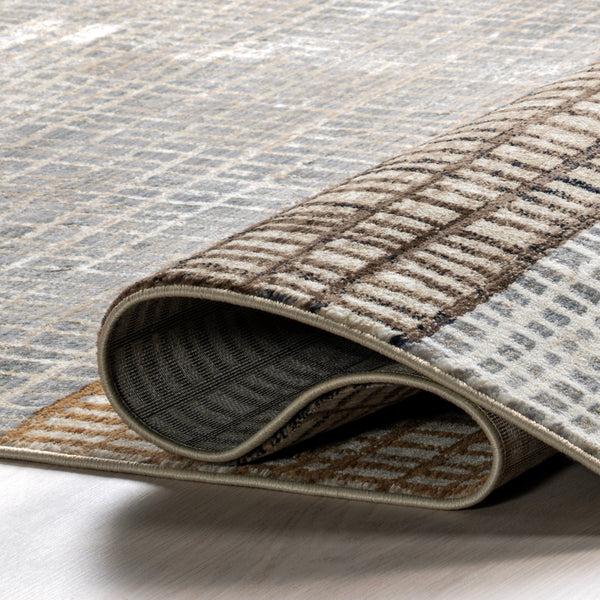 Nuloom Park Abstract Checked Area Rug Multicolor
