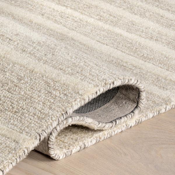 Nuloom Parsa Striped Wool Area Rug Beige