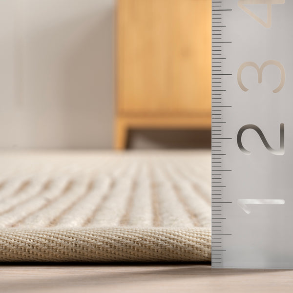 Nuloom Patricia Jute And Wool Area Rug Ivory