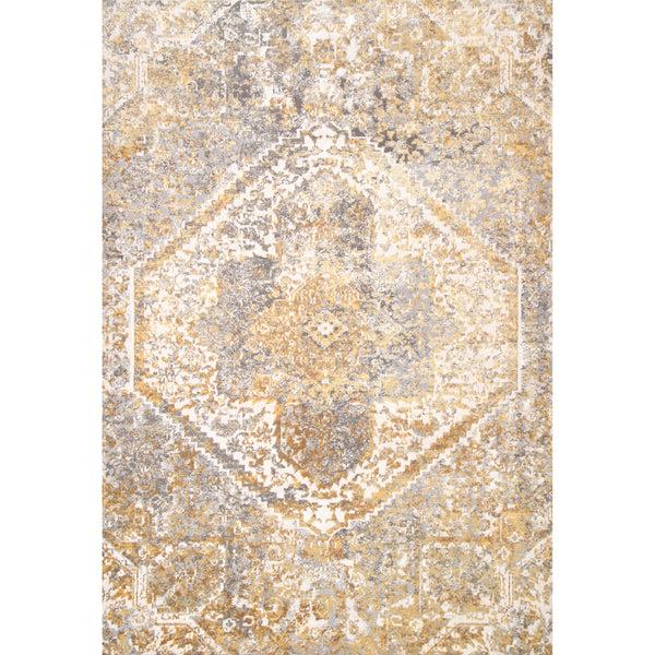 nuloom Patty Vintage Medallion Rug Gold