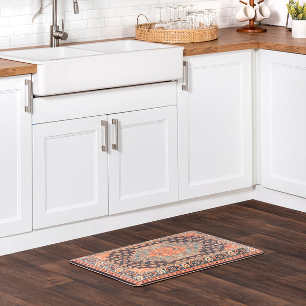 Nuloom Persian Kitchen Or Laundry Comfort Mat Blue