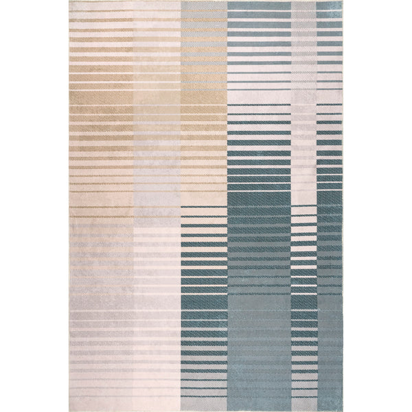 nuloom Pia Washable Striped Area Rug Beige